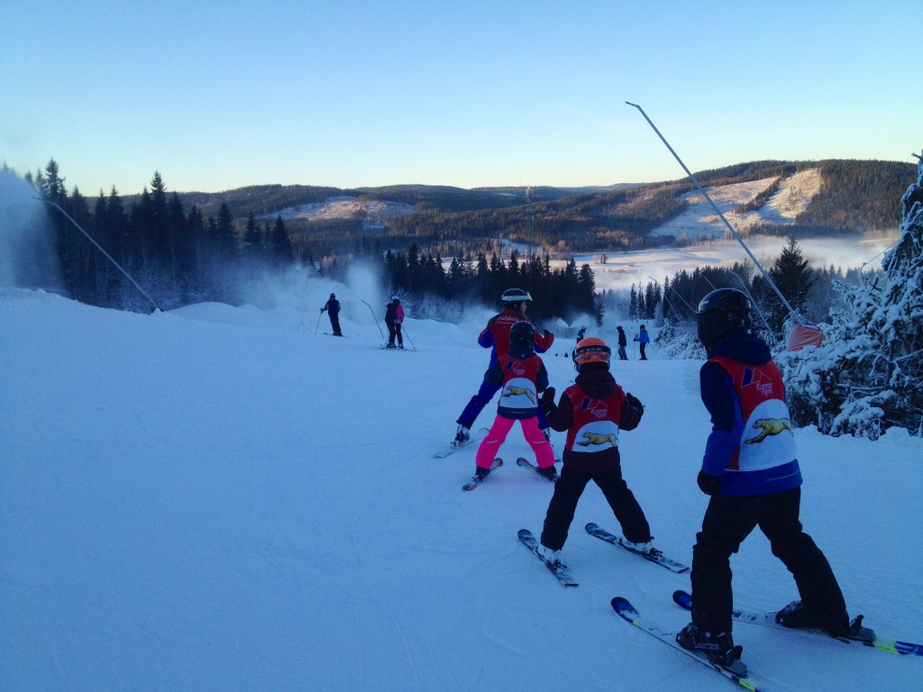 lära barn åka skidor - skidskola romme