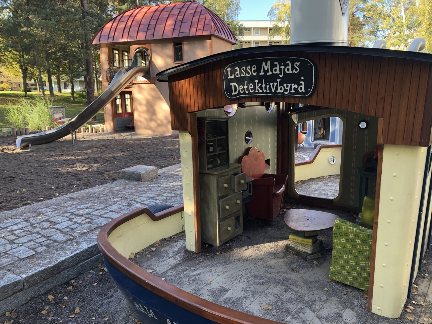 Lassemaja-park; en ny lekpark i Skogås