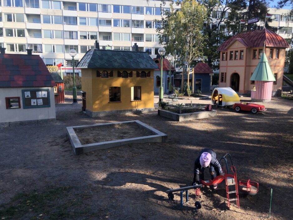Lassemaja-park; en ny lekpark i Skogås