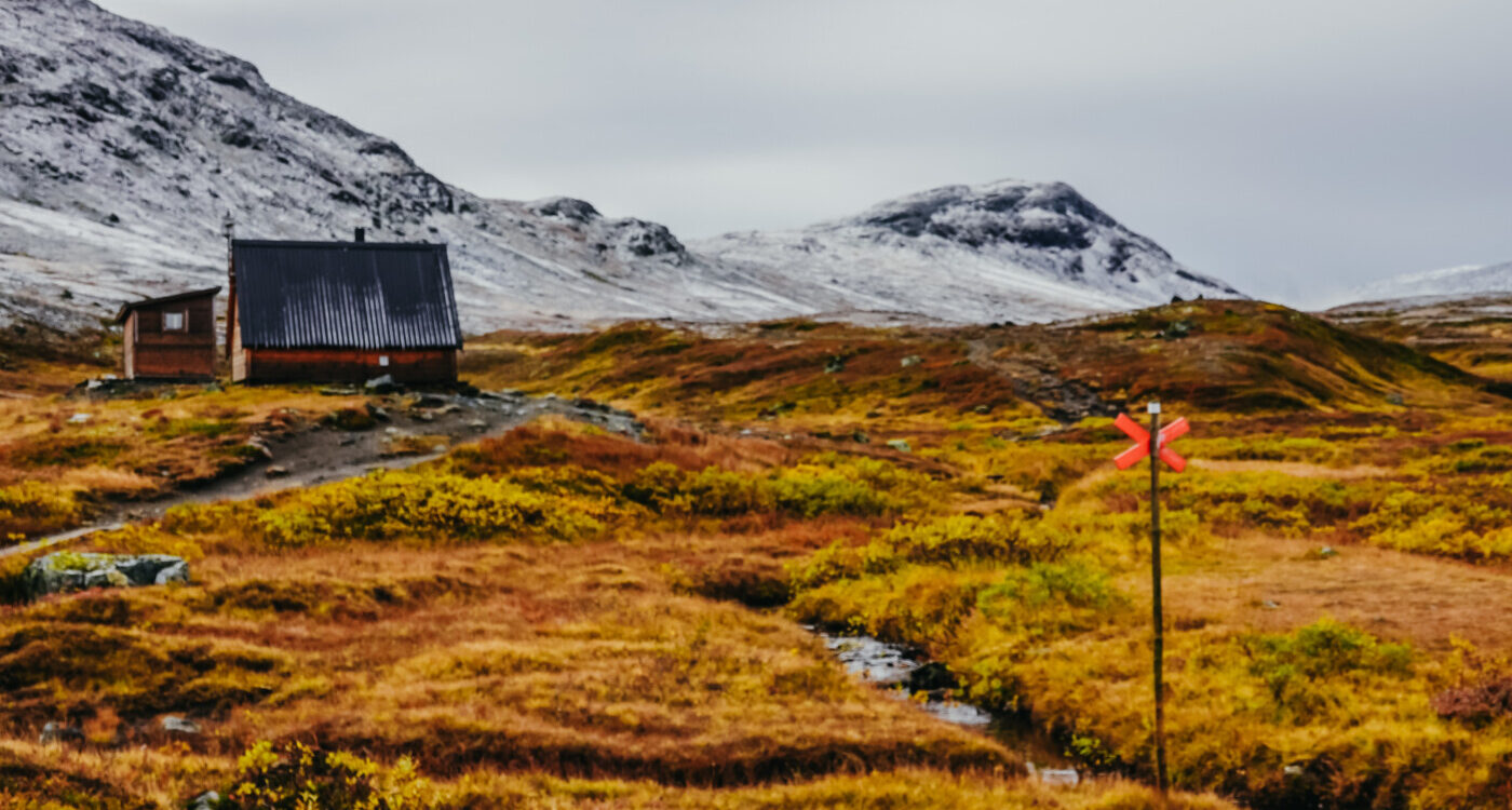 vandra Jämtlandstriangeln på hösten september