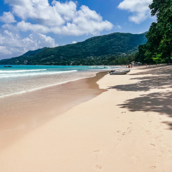 beau vallon Mahe Seychellerna