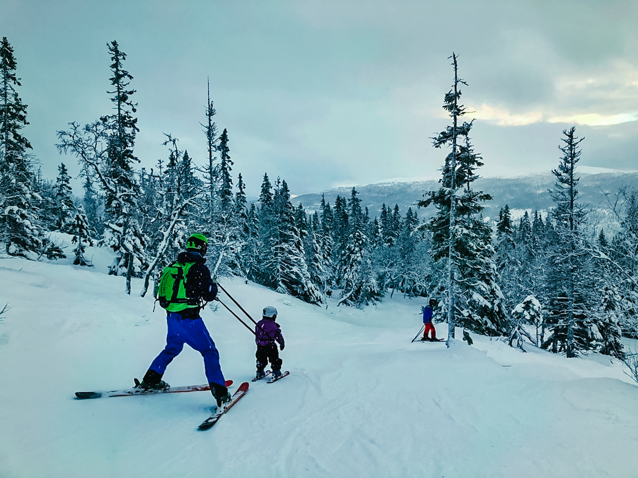 tips lära barn åka skidor skidåkning